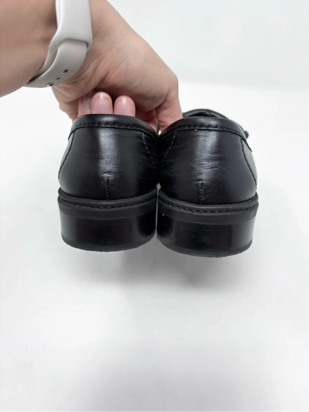 Chanel CC Turnlock Foldover Quilted Loafer Slip On Black Leather Flat size 37 EU